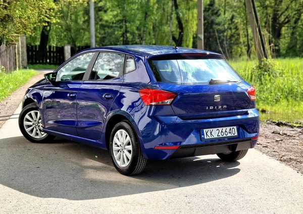 Seat Ibiza cena 42500 przebieg: 21000, rok produkcji 2018 z Kraków małe 667